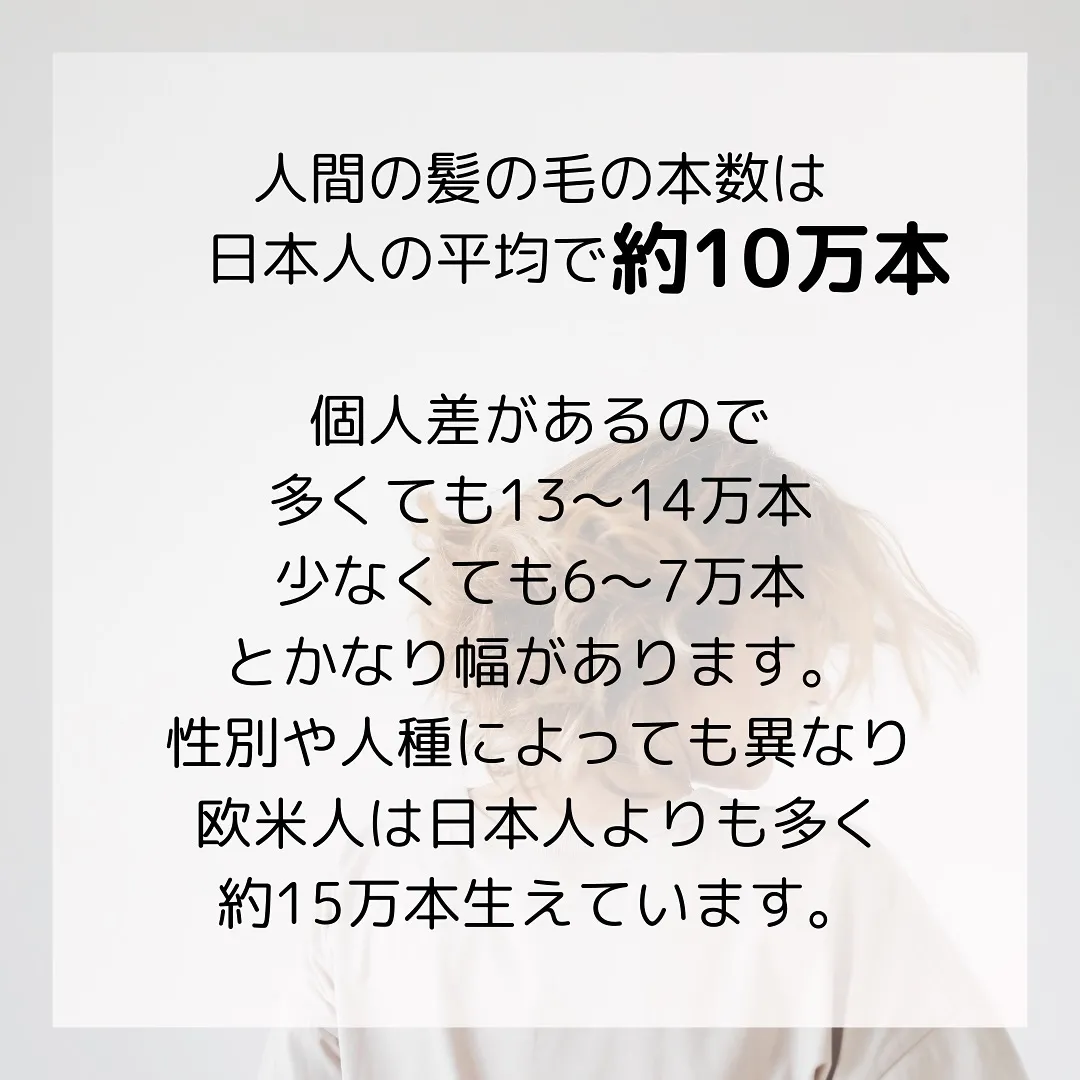 🫎髪の毛vs顔の産毛 どっちが多いでしょう？🫎